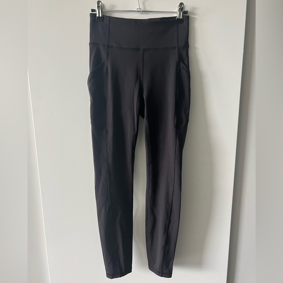 Lu Lu Lemon Invigorate Tights - Sz 4 - Black - Picture 2 of 2